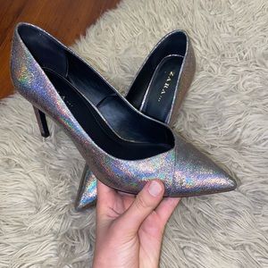 Zara sparkly heels size 41